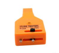 Zeroupshop Probador de fusibles de coche y herramienta de extracción con sonda ajustable para probar y tirar de la cuchilla y fusibles de vidrio en vehículos, diseño compacto para uso automotriz