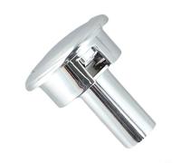 Zeroupshop Pulsador de inodoro para Siamp Storm 33A, repuesto de acabado cromado para agujeros de cisterna de 38 mm a 44 mm, doble opción con cubierta de soporte, compatible con el modelo (A)