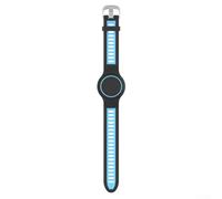 Zeroupshop Pulsera de silicona para AirTag, funda protectora lavable y resistente a la humedad, correa suave de 24,6 cm para niños, vibrante color de dos tonos