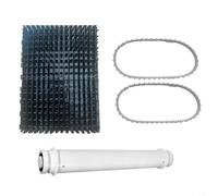 Zeroupshop RCX26003 Kit de cepillo de correa de transmisión de tubo de rueda para Hayward para TigerShark Robot Pool Cleaner RC9740 RC9742 RC9956CC RC9965CC RC9950A RC9950GR RC9990GR