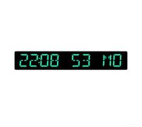 Zeroupshop Reloj digital LED con temporizador de alarma de escritorio automático, multifuncional con cuenta regresiva de hasta 999 días, ajuste de brillo de 4 niveles para cocina, oficina, dormitorio