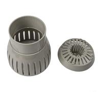ZEROUPSHOP Removedor de escombros acuáticos, versátil componente de drenaje de estanque con taza ampliada, filtro eficiente de recogida de hojas para estanques de jardín 50-110 mm (110 mm)