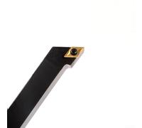 Zeroupshop SDJCL1212H07 Soporte de herramientas de torno, soporte de herramientas de torneado externo izquierdo 12x100 mm con inserto DCMT070204 UE6020, para torno CNC Metalworking