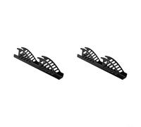 Zeroupshop Soporte de almacenamiento de garaje montado en la pared para sostener herramientas de jardinería, soportes de gato y herramientas manuales grandes en espacios reducidos (2 piezas)