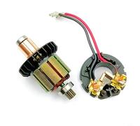 Zeroupshop Soporte de cepillo de carbono y kit de repuesto de armadura de rotor para DDF482 HP482D DHP482 XPH10 modelos 619380-9 619583-5 para uso de bajo ruido y larga vida útil