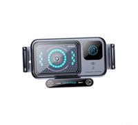 Zeroupshop Soporte de coche de carga inalámbrica, con rotación automática, soporte de teléfono de carga rápida, para ventilación del salpicadero, paisaje vertical con interruptor de un solo clic