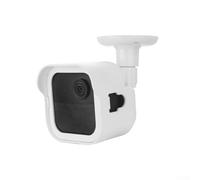 Zeroupshop Soporte de montaje en pared resistente a la intemperie, para Blink Outdoor-4, para Outdoor-3, soporte de cámara de seguridad ajustable de 360 grados con funda protectora (blanco)