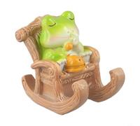 Zeroupshop Soporte de teléfono de resina de rana para escritorio móvil y tableta con agarre seguro y base estable (A)