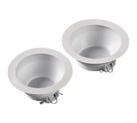 Zeroupshop Tapón de olor de drenaje de piso, sello de bloqueo para fregadero de baño e inodoro, válvula con resorte que evita el reflujo y los insectos, plástico blanco 6,5 x 6,5 cm (3 x S)