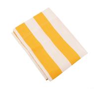 Zeroupshop Tela de repuesto para tumbona de playa, 120 x 45 cm, tela de poliéster de doble cara amarilla y blanca para tumbona, funda plegable para silla de playa (1 unidad)