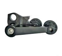 Zeroupshop Tensor de cadena plegable para bicicleta Brompton, rueda guía 10T, soporta interior de 3 velocidades y exterior de 1/2/3 velocidades, parte trasera de nailon reforzado, color negro