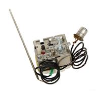 Zeroupshop Termostato de 0 a 40 °C para calentador de ventilador de 15 kW, 16 A, 400 V, interruptor térmico con sensores duales y apagado de seguridad a 140 °C, botón de reinicio incluido