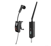 Zeroupshop UHF Sistema de micrófono inalámbrico para violín, transmisor y receptor con clip con ganancia ajustable, frecuencia de 610-690 MHz, 30-20 kHz para respuesta para músicos e intérpretes