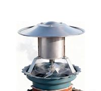 Zeroupshop Ventilador de escape de 120 W para estufa de leña, chimenea, horno, caldera, ventilador de chimenea de acero inoxidable con funcionamiento de bajo ruido e instalación sin complicaciones