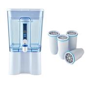ZeroWater Dispensador de filtro de agua de 12,3 l con 6 filtros avanzados de 5 niveles, certificado IAPMO para reducir el plomo y PFOA/PFOS