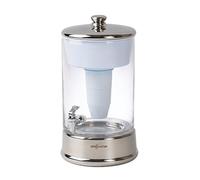 ZeroWater Filtro Dispensador de Cristal de agua de 9 L, Libre de BPA y NSF certificada para Reducir la Cal el Plomo y Otros Metales Pesados, Medidor TDS y Cartucho Incluido