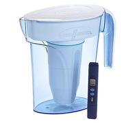 ZeroWater Jarra filtradora de agua de 1,7 litros, Medidor de Calidad de Agua Gratis, Libre de BPA y certificada para Reducir el Plomo y Otros Metales Pesados, Cartucho Filtro Incluido