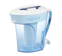 ZeroWater Jarra filtradora de agua de 2,4 litros, Medidor de Calidad de Agua Gratis, Libre de BPA y certificada para Reducir el Plomo y Otros Metales Pesados, Cartucho Filtro Incluido