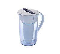 ZeroWater Jarra filtradora Redonda de agua de 2,4 L, Libre de BPA y NSF certificada para Reducir la Cal el Plomo y Otros Metales Pesados, Medidor TDS y Cartucho Incluido