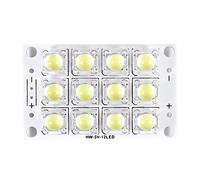 Zerthaus DC 3V 5V 12 LED Super Blanco PirañA LED Placa de Circuito Luces LED Luz