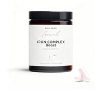 Zeruiah - Iron Complex Complemento Alimenticio para 1 Mes | con Vitamina C, B6, B2 y B12 para Mejorar la D e Hierro Aumentando la Energía 60 cápsulas