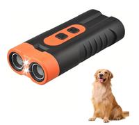 zeryor Dispositivo de control ultrasónico de ladridos de perros, repelente ultrasónico portátil con linterna LED para corrección de comportamiento de perros en interiores y exteriores (1 unidad - B)