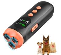 zeryor Dispositivo de control ultrasónico de ladridos de perros, repelente ultrasónico portátil con linterna LED para corrección de comportamiento de perros en interiores y exteriores (1 unidad - C)