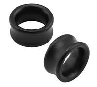 ZeSen Jewelry - Piercing para hombre y mujer, color negro, 3/4"(20 mm), Madera, Sin piedra