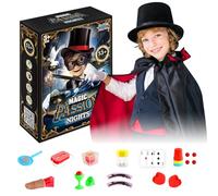 ZesGlyxyr Juego de Magia -Más de 90 Trucos de Magia para Niños,Coffret Magie Enfant con Varita Mágica e Instrucciones, Regalo Ideal para Niños, Niñas, Niños Pequeños, Principiantes -B