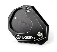ZESIDIMO Caballete de motocicleta para moto Guzzi V85TT V85 TT V 85 TT 2020-2022 2021 Accesorios de motocicleta Extensión del soporte lateral Caballete placa V 85TT (negro)