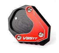 ZESIDIMO Caballete de motocicleta para moto Guzzi V85TT V85 TT V 85 TT 2020-2022 2021 Accesorios de motocicleta Extensión del soporte lateral Caballete placa V 85TT (rojo)