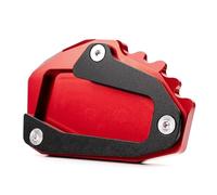 ZESIDIMO Caballete Moto para Du-cati Multistrada 950 1100 1200 1260 1200S 1260S V4 Accesorios Placa de Soporte Extensión Lateral Caballete (Rojo)