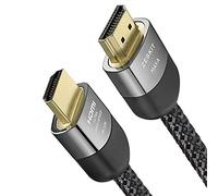 Zeskit Maya - Cable HDMI de alta velocidad certificado 8K 48Gbps de 3 pies, 4K120 8K60 144Hz eARC HDR HDCP 2.2 2.3 compatible con Dolby Vision Apple TV 4K Roku Sony LG Samsung Xbox Series X RTX 3080