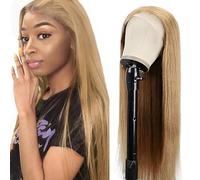 Zeslaerr Cabello Humano 5X5 Lace Front Wig Human Hair Straight #27 Honey Blonde Minimal Tangles Swiss Lace Brecirian Virgin Natural Wig 30 Inch