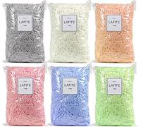 ZESLIV 100 gramos de papel triturado, papel de rafia, confeti para cajas de regalo, manualidades, cesta de Pascua