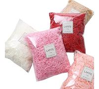 ZESLIV 200 gramos de papel triturado, papel de rafia, confeti para cajas de regalo, manualidades, cesta de Pascua, relleno de cesta.