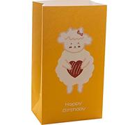 ZESLIV 30 unidades de bolsas de papel kraft bolsas de regalo bolsas de regalo bolsas de papel con pegatinas, bolsas de papel regalo regalo de cumpleaños bolsas de caramelos para envolver regalos