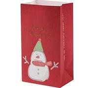 ZESLIV 30 unidades de bolsas de papel kraft bolsas de regalo bolsas de regalo bolsas de papel con pegatinas, bolsas de papel de regalo regalo de Navidad bolsas de caramelos para envolver regalos