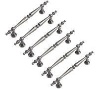 ZESLIV 6 tiradores de barra en T para muebles, distancia entre orificios de 192 mm, para armarios de cocina, cajones y cajones