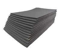 ZESLIV Aislante Térmico Insonorizante Forro Papel Adhesivo para Coche 12 Piezas 50cmx30cm (5mm de Grosor) insonorizantes para automóviles Espuma Aislante Acústico Insonorización para Coche