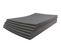 ZESLIV Aislante Térmico Insonorizante Forro Papel Adhesivo para Coche 6 Piezas 50cmx30cm (3mm de Grosor) insonorizantes para automóviles Espuma Aislante Acústico Insonorización para Coche