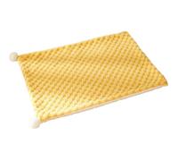 ZESLIV Manta para perros y gatos, mullida, 60 x 45 cm, manta de franela para perros y gatos, color amarillo