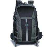 ZESLIV Mochila de trekking de 45 l, mochila de senderismo para hombre y mujer, mochila de viaje, mochila grande con protección contra la lluvia para exteriores, viajes, camping, trekking, color negro