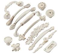 ZESLIV Paquete de 10 Tirador para Muebles 64mm blanco tiradores armarios manijas de cocina