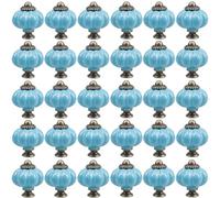 ZESLIV Tiradores para muebles (30 unidades, 33 mm), color azul