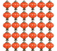 ZESLIV Tiradores para muebles (30 unidades, 33 mm), color naranja