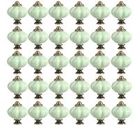 ZESLIV Tiradores para muebles (30 unidades, 33 mm), color verde claro
