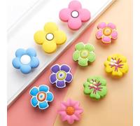 ZESLIV Tiradores para muebles de habitación infantil, tiradores de goma para cajones, tiradores de cajones suaves para puertas de armarios, pomos para muebles