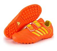 ZESLIV Zapatillas de fútbol para niños, zapatillas de fútbol para niños, zapatillas de deporte para exteriores, antideslizantes, con cierre de velcro