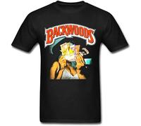 Zest Backwoods Blunt Marihuana Weed 420 Pot Urban Streetwear - Sudadera para hombre, cuello redondo, manga corta, camiseta unisex de algodón puro, color negro, Negro, M